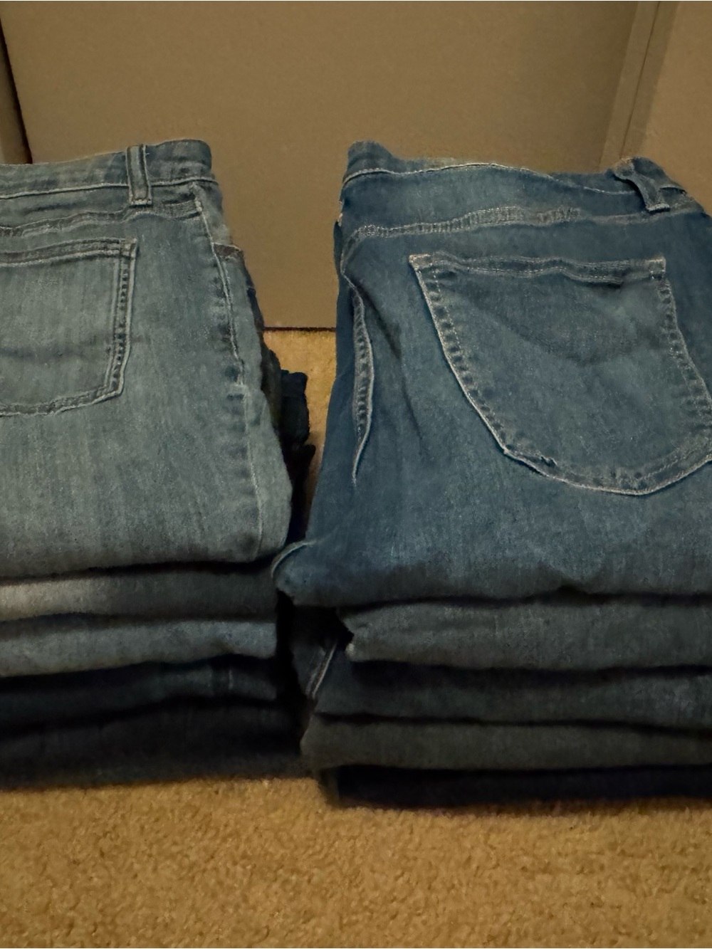 Multiples Women's Straight Leg Jeans - Blue Denim Stack